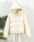 Winter Solid Color Hooded Puffer Jackets